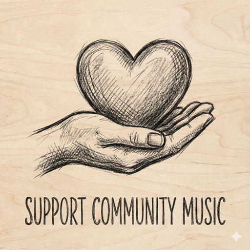 Support Community Music Icon