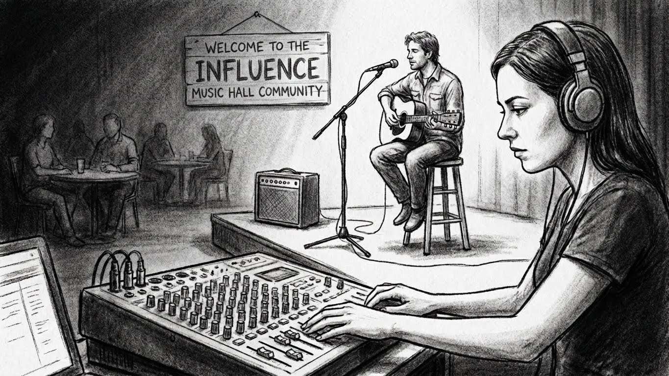 Influence Music Hall Sound Engineer